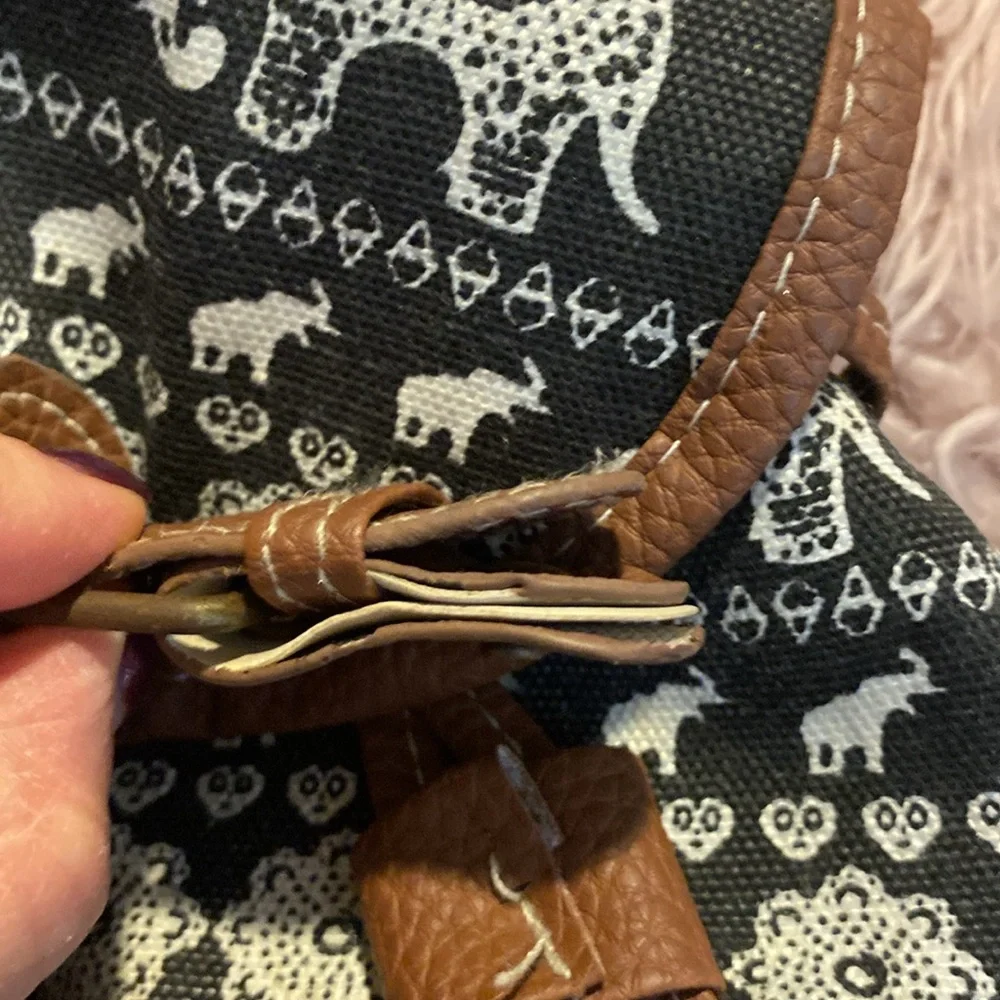 Safari/Zoo Animal Motif Backpack Satchel